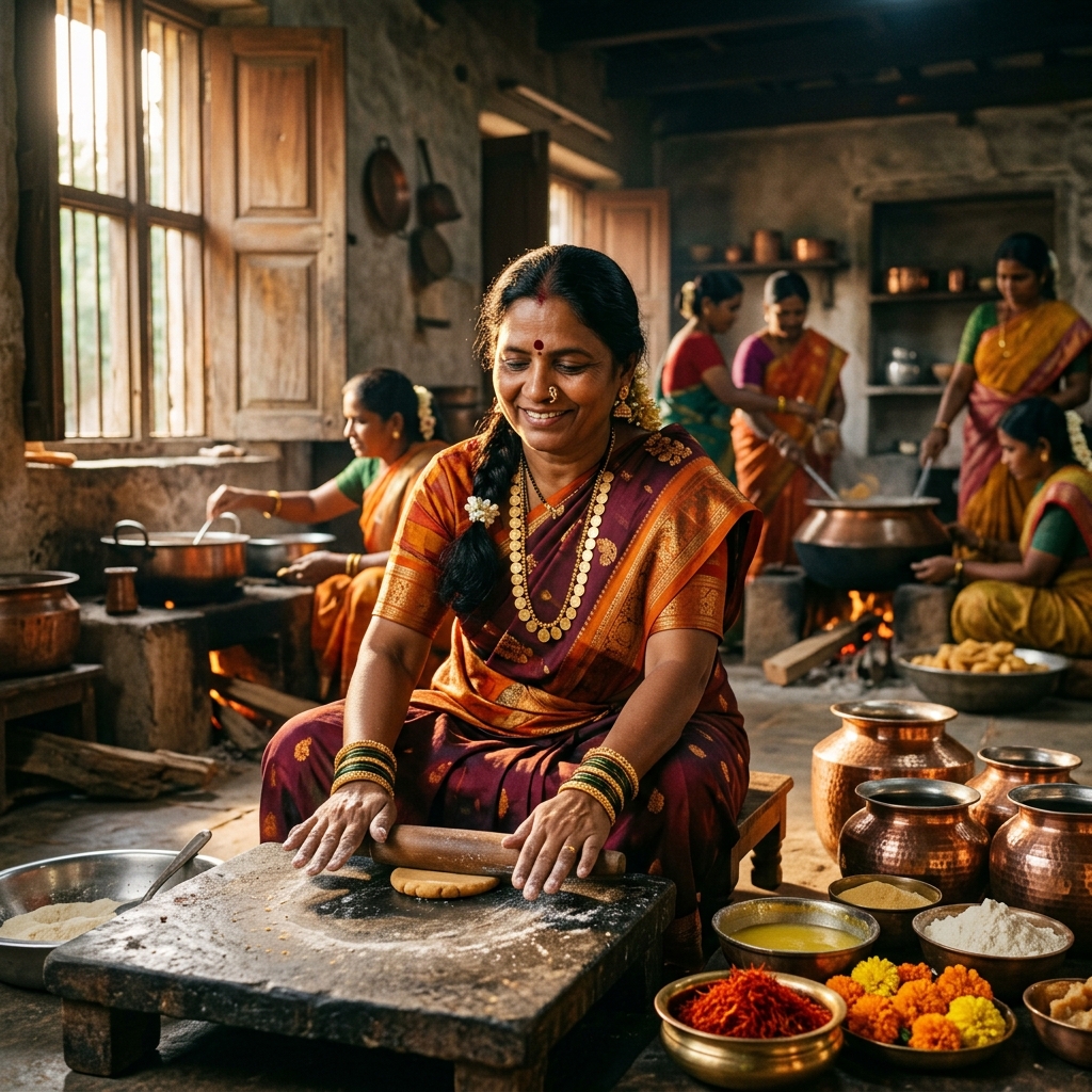 Women artisans at the cooperative