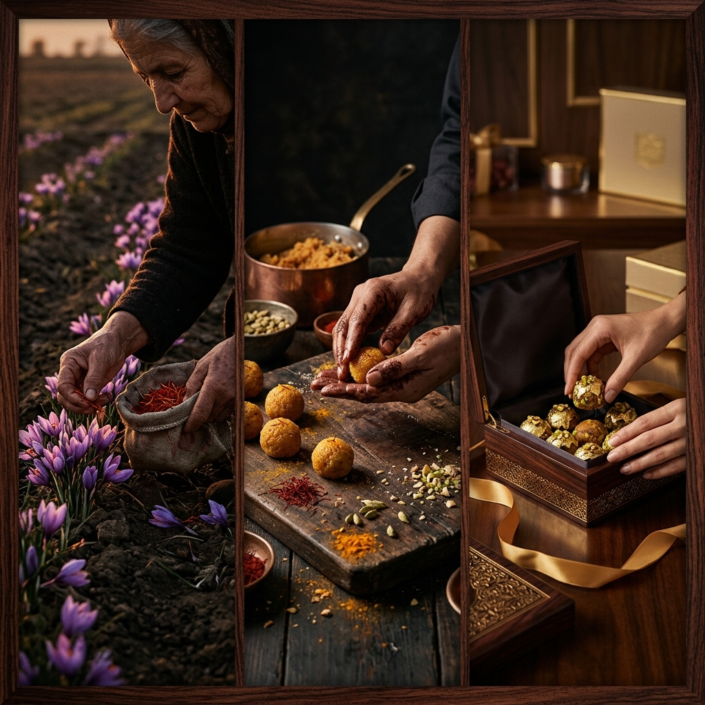 Sweet-making process